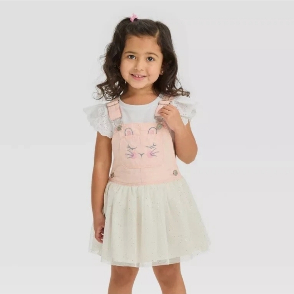 OshKosh B'gosh Overall Bunny Dress - 2T